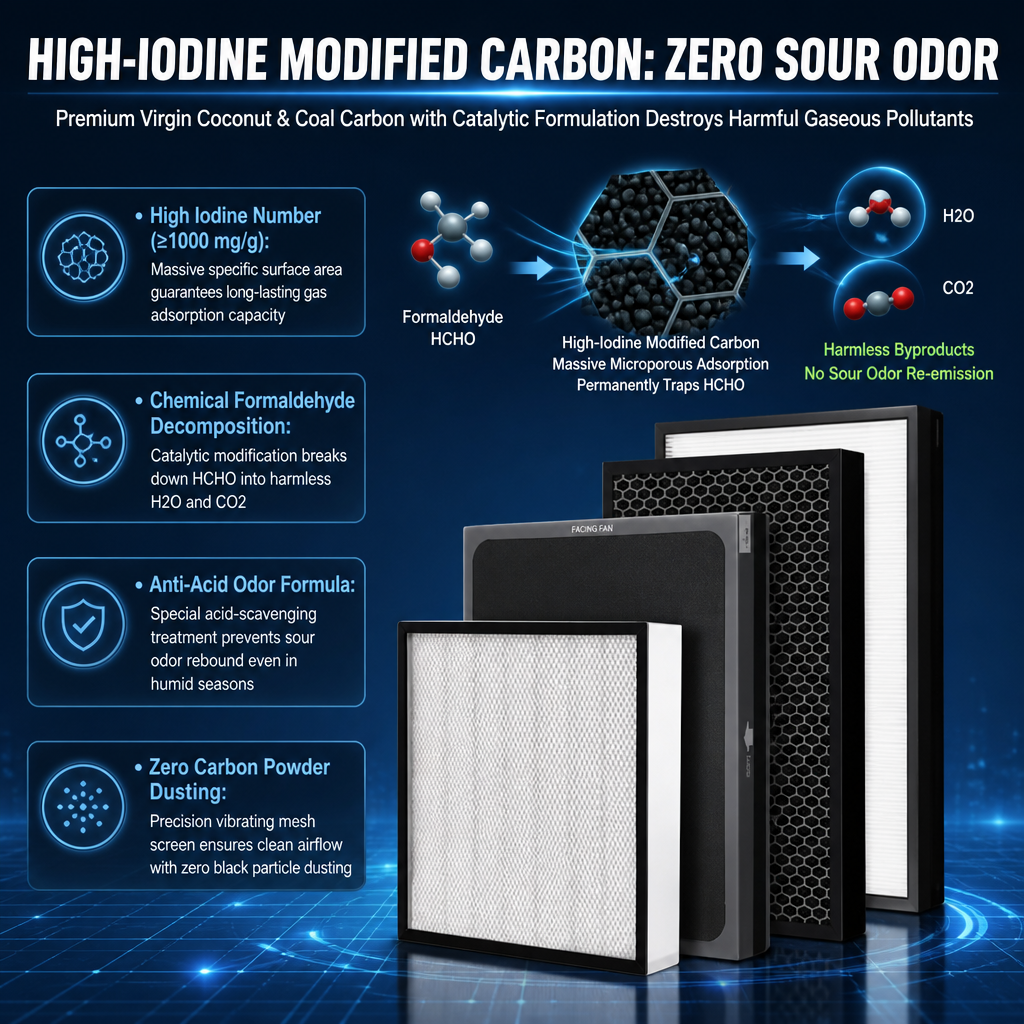 Industrial VOC filter specifications