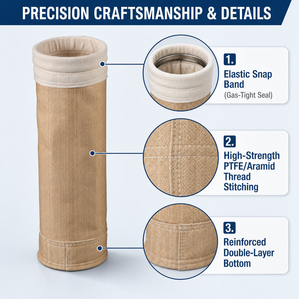 Asphalt plant filter bag specifications