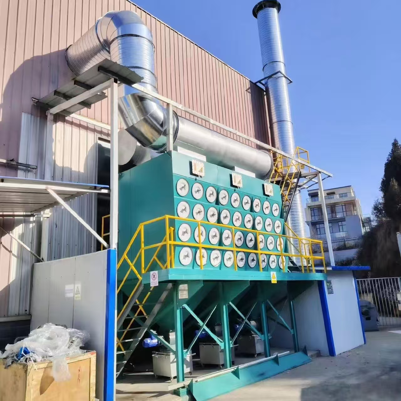 The application of polyester fiber dust collection cartridges in powder manufacturing plants
