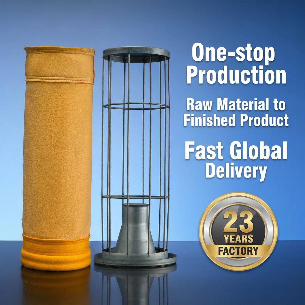 Irregular Cross-section P84 Filter Bag Ultra-high Efficiency Fine Dust Capture Low Emission Dust Removal Bag
