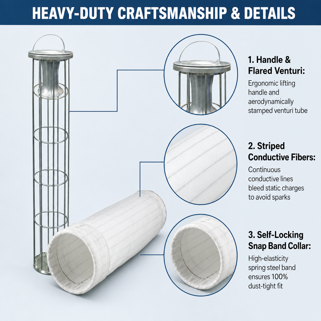 Foundry filter bag specifications