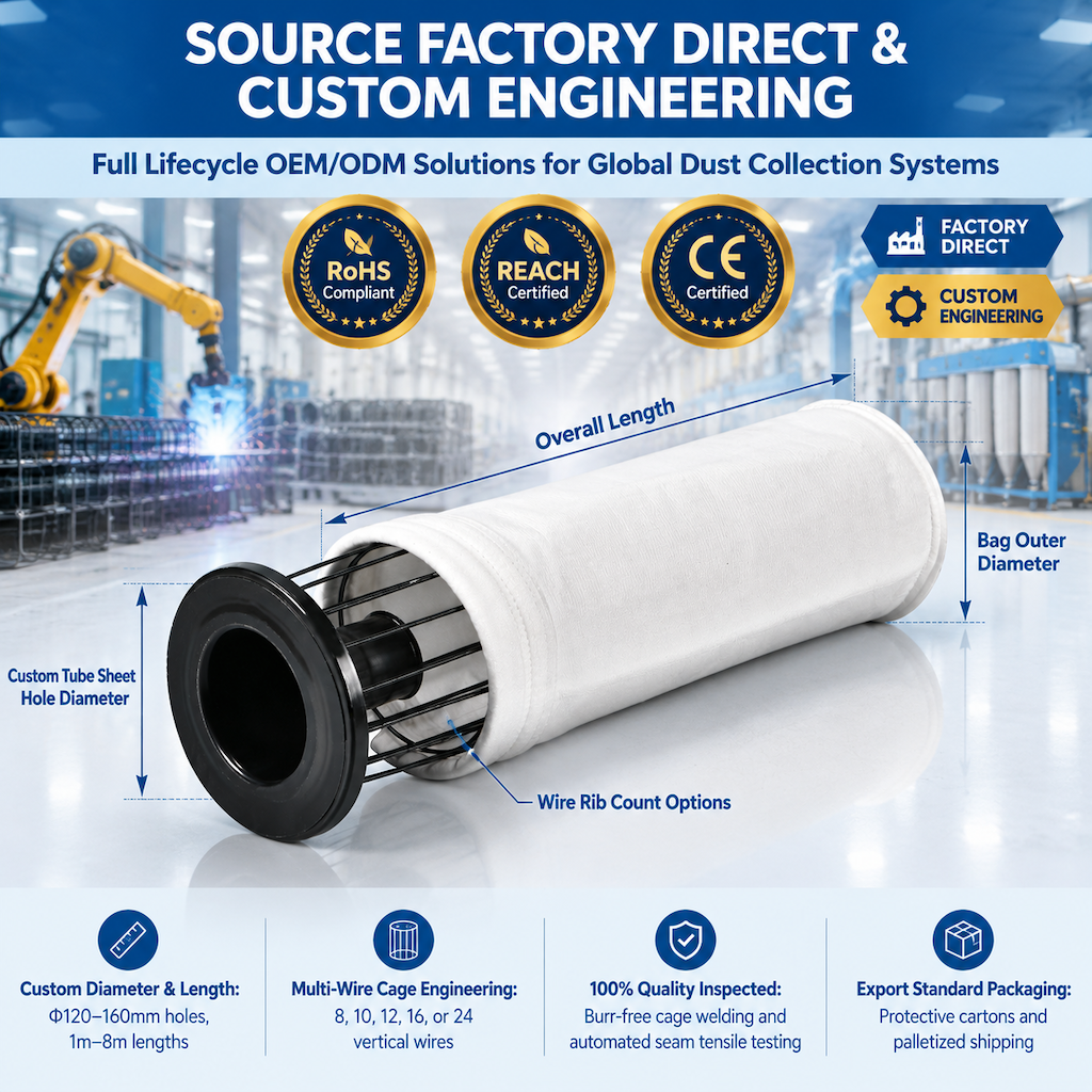 PTFE membrane surface filtration structure