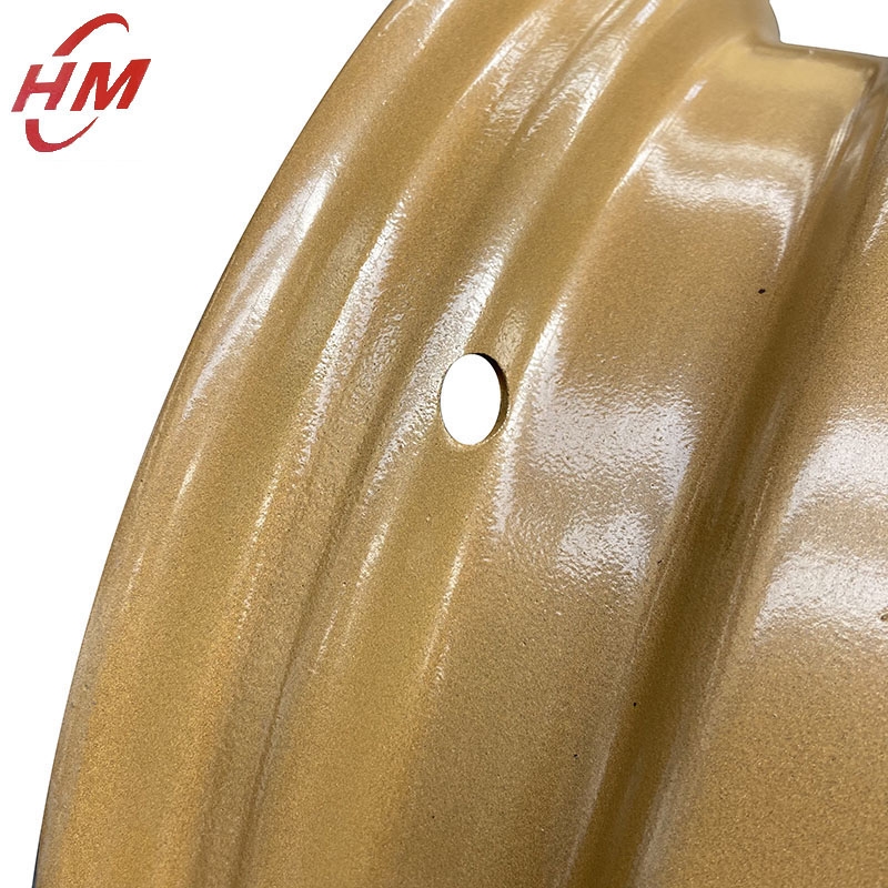 أطراف مقطورة بقطر 16 بوصة 5.5jx16 أطراف فولاذية زراعية لمصنعي الإطارات 750-16
