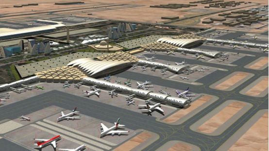 Expansion Project of KKIA International Airport Terminal 1&2，Riyadh, Saudi Arabia