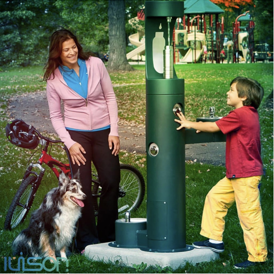 Hwy02-2p fuente de agua para beber al aire libre: una adición refrescante a los espacios públicos