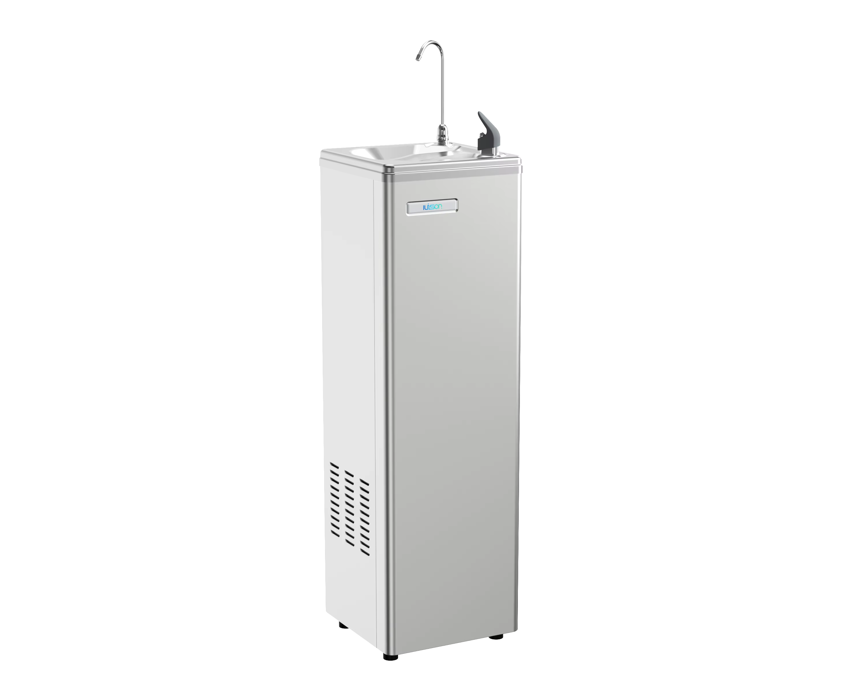 Stainless Steel Freestanding Compressor Cooling Cold Water Drinking Fountain Bottle Filling Water Cooler Cups Water Dispenser