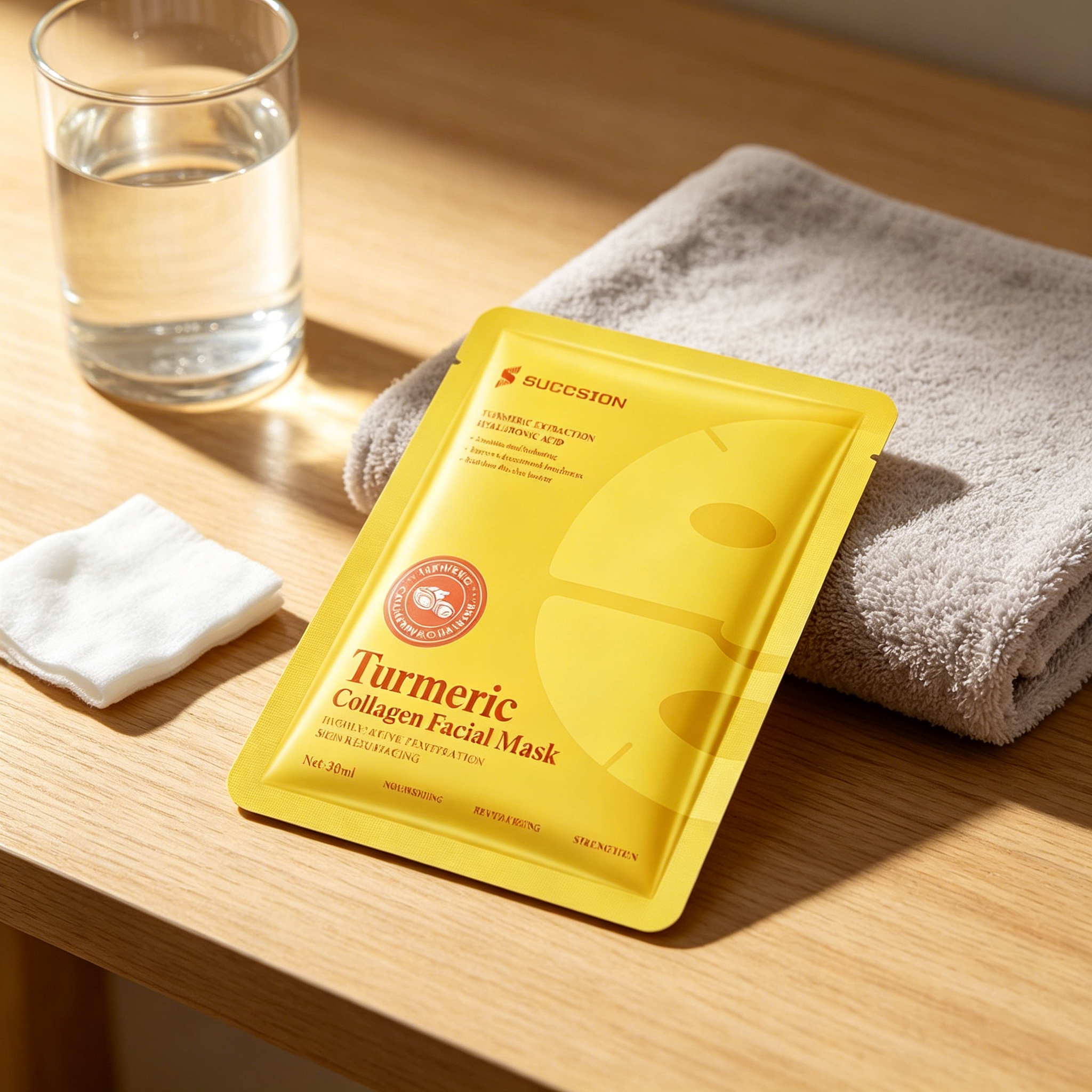 Preserve your skin's youthful appearance and elasticity with regular turmeric face mask treatments.