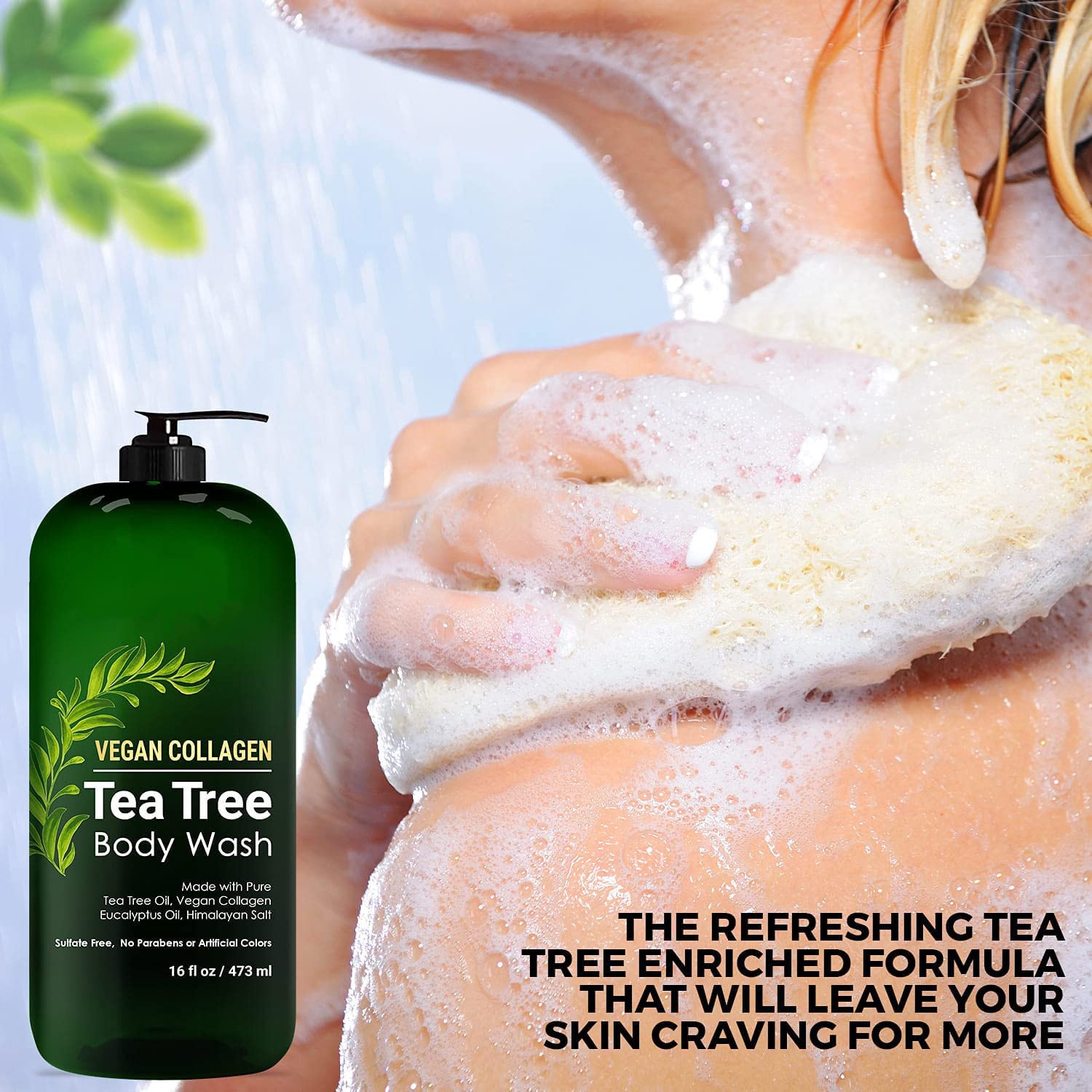 Custom Shower Gel Scents Lavender, Citrus, Eucalyptus & More