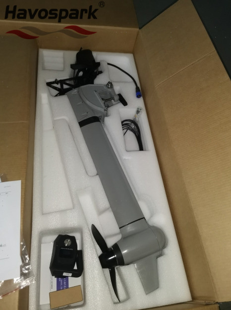 Electric outboard motor waterproof material details.