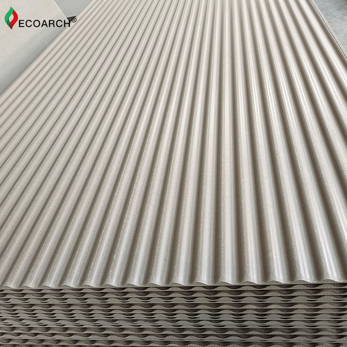 Customizable Pattern Logo Fiber Cement Decorative Wall Cladding