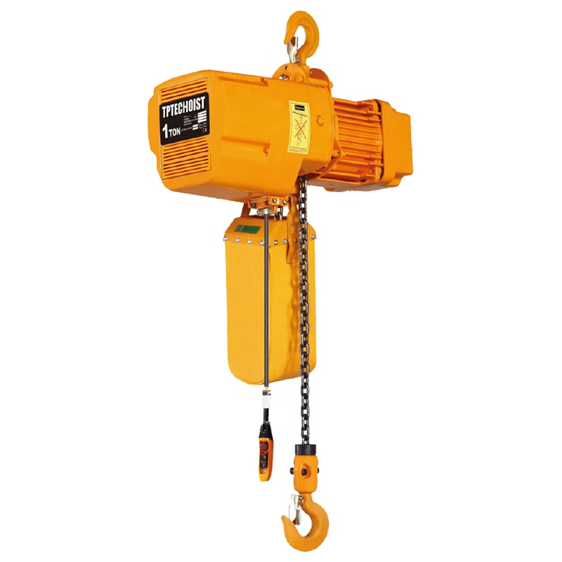 Hoist with top hook PE Model with friction clutch
