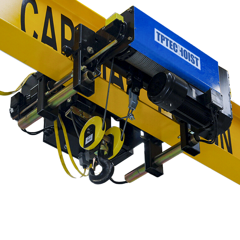Electric Wire Rope Hoists are rotary machines that use a wire rope to lift and lower heavy objects.