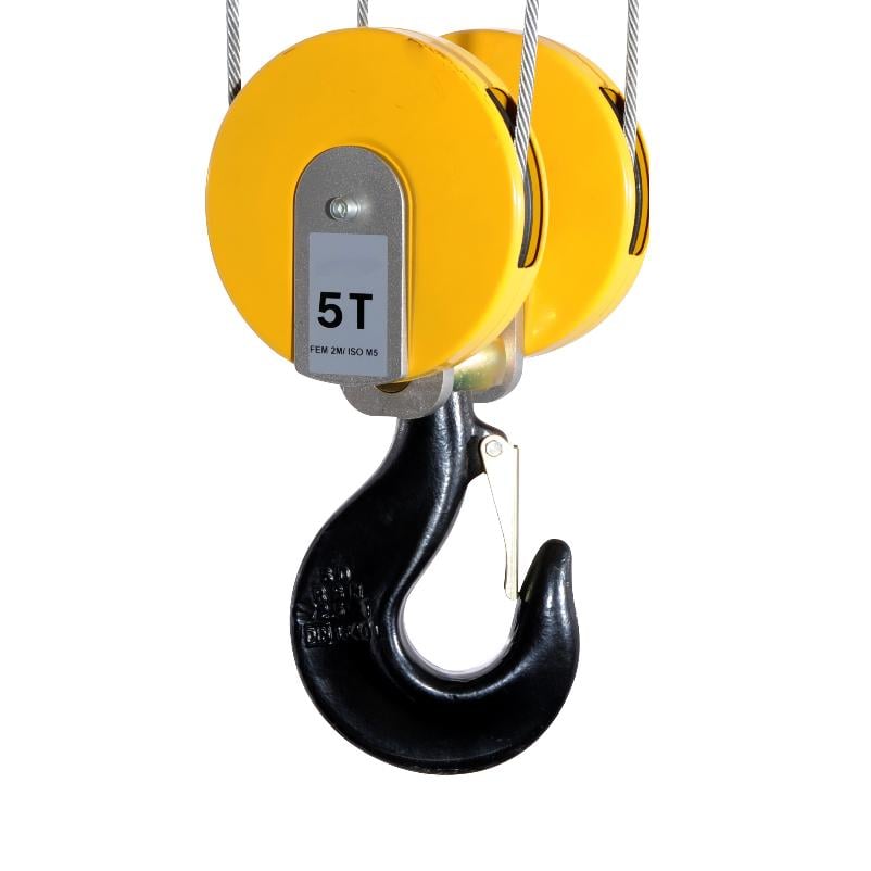 Crane hook block, stable conveniently long service lift