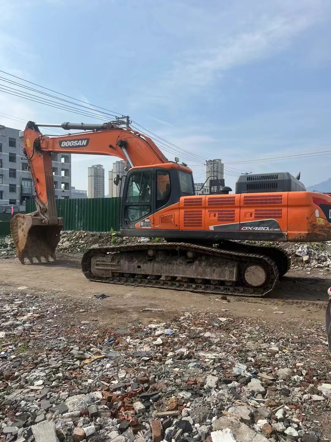 Fournisseur chinois d’excavatrices d’occasion – DOOSAN DX420LC-9C, prix et caractéristiques