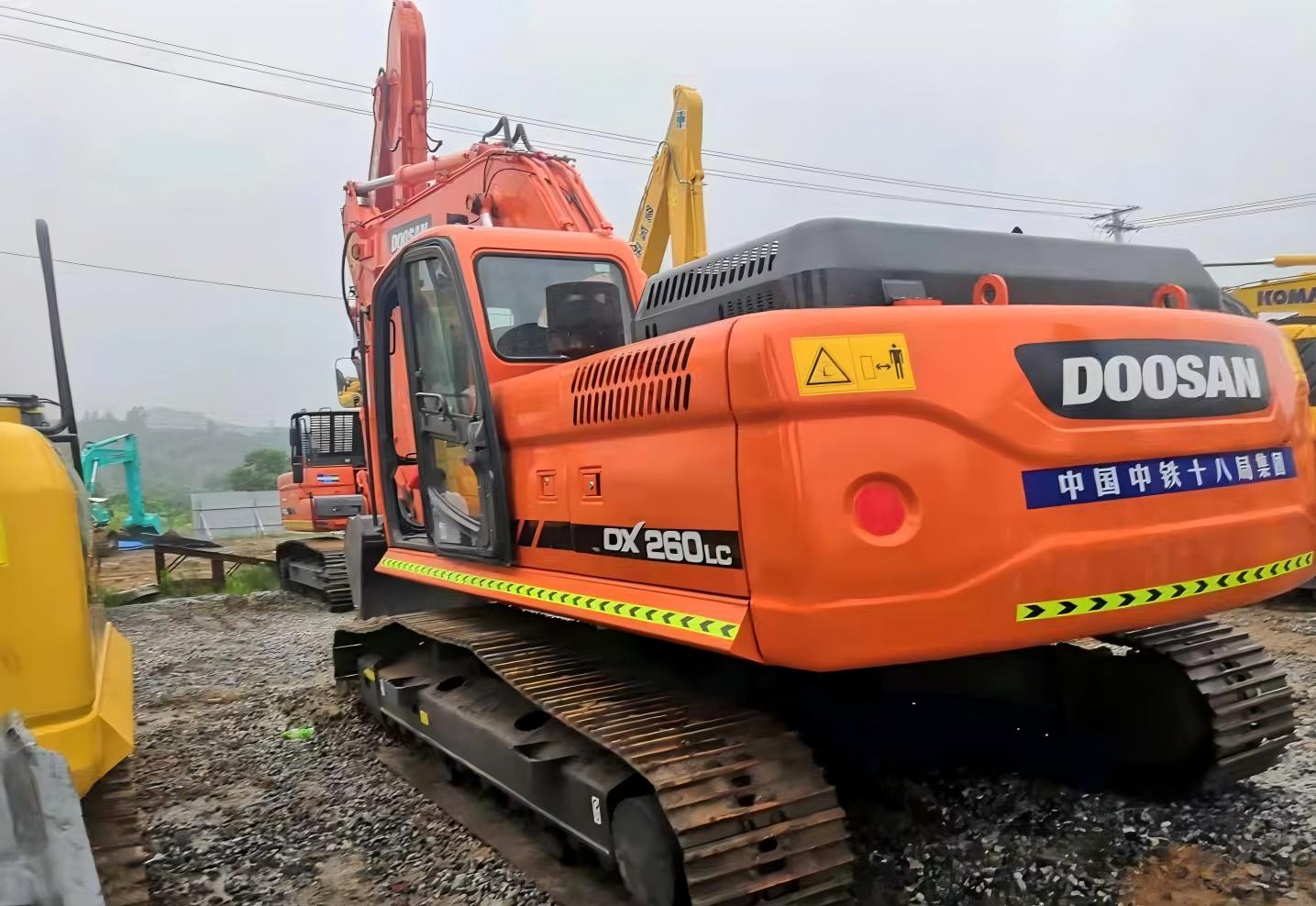 Fournisseur chinois d’excavatrices d’occasion – DOOSAN DX260LC, prix et caractéristiques