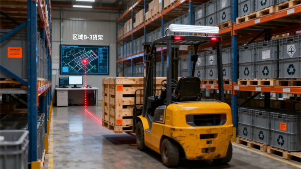 RFID+RTLS forklift warehouse intelligent management