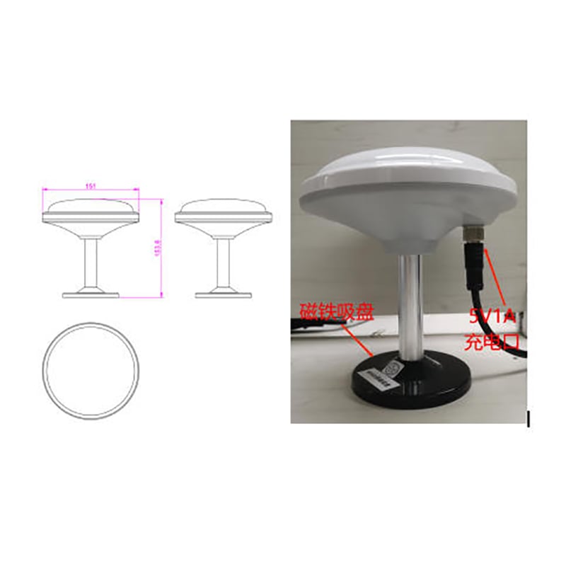 FU-GT-MS-01 UWB mushroom-shaped positioning tag