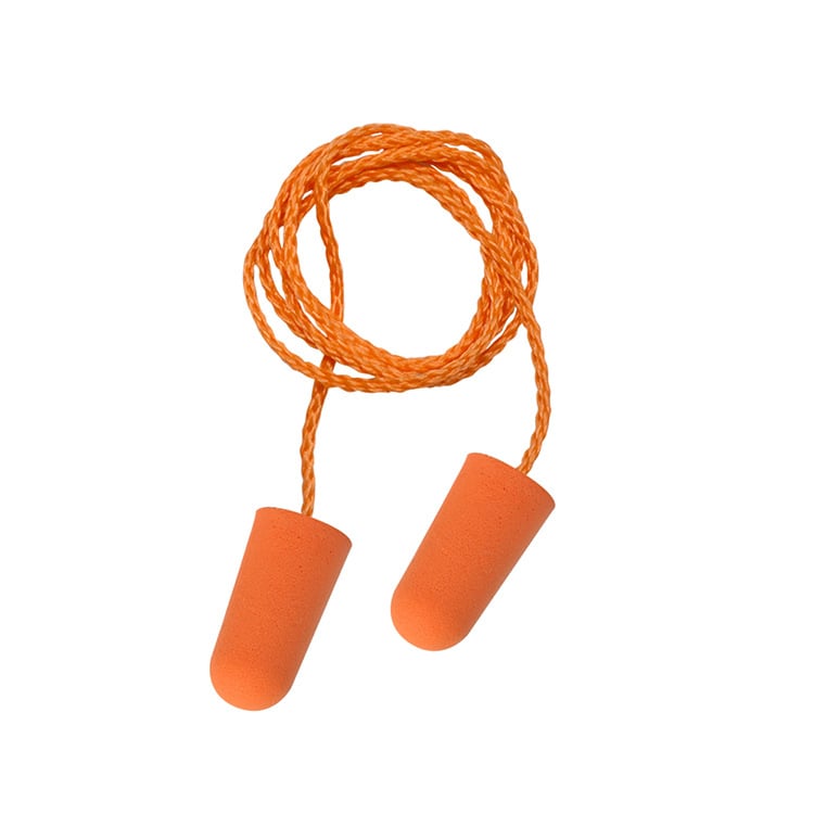 Product name Noise Reduction earplugs Brand BDS Color Orange or Customized Feature Noise Reduction Materia Slow Rebounded PU Foam use Noisy Working, Sleeping,Travellinc ANSI NRR 32dB SNR 38dB Package 1pair/bag,100pairs/box,10boxes