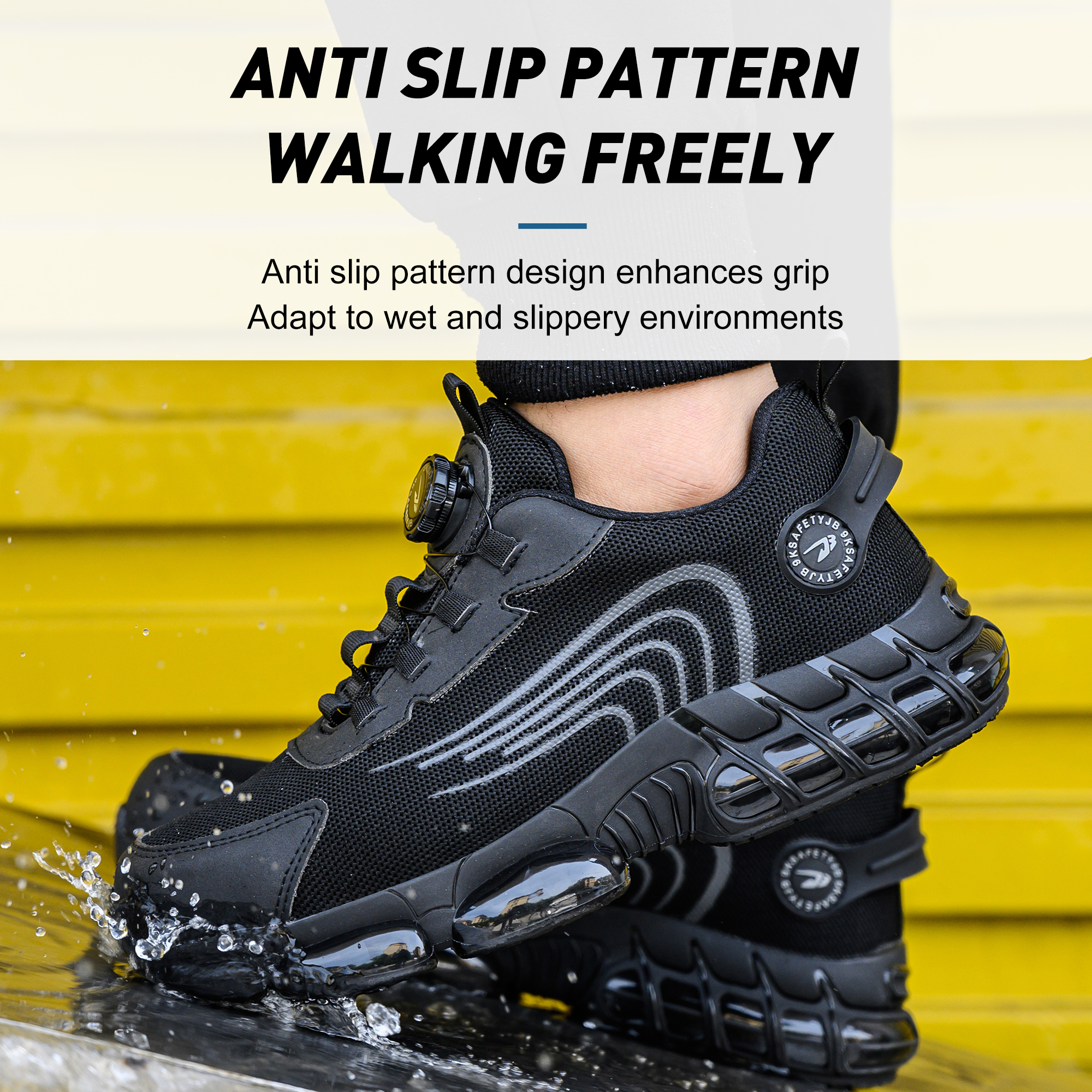 Mataas kwalidad na multi-functional na seguridad na anti-slip anti-puncture labor protection shoes Industrial Safety Shoes