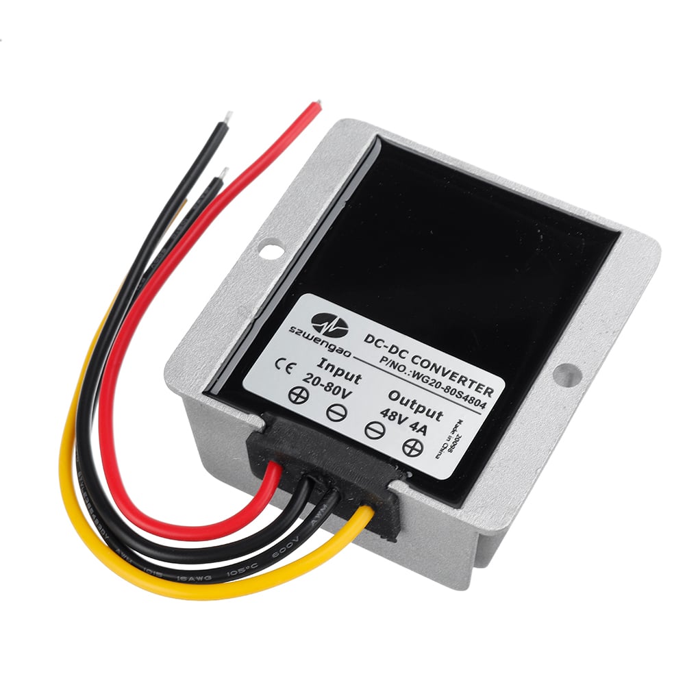 Manufacturer 20-80V to 48V 4A DC DC Buck Boost Converter Voltage Regulator Stabilizer for Telecommunications Vehicles Solar System