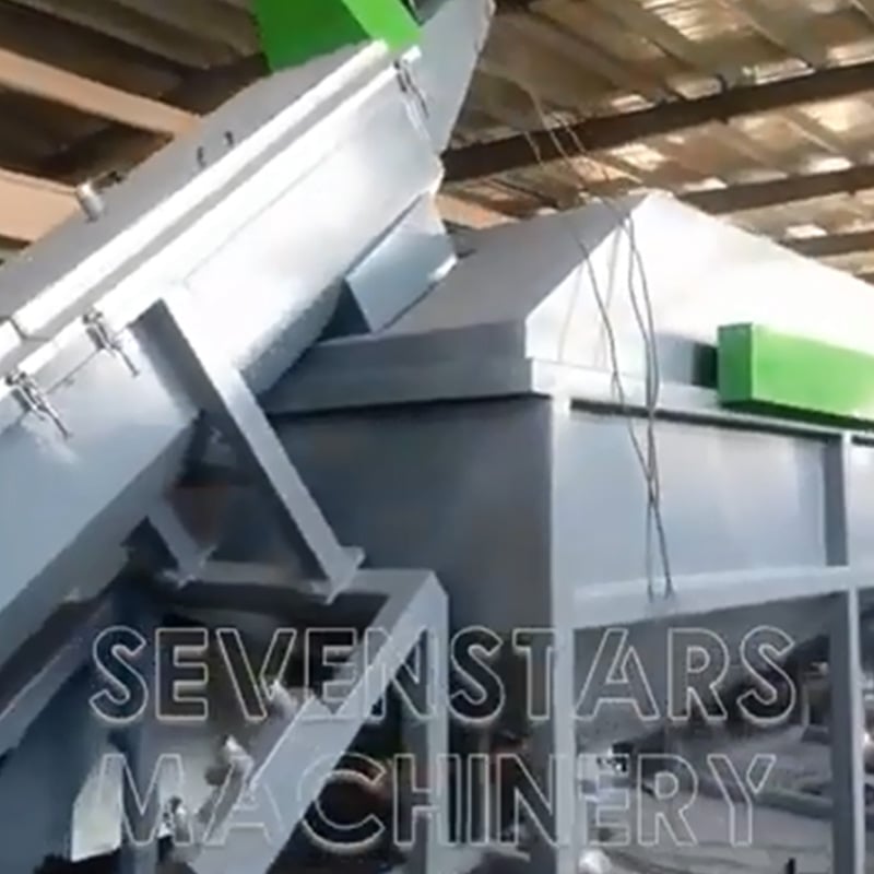 Máquinas de Lavado de Virutas HDPE en Prueba para el Mercado de Colombia