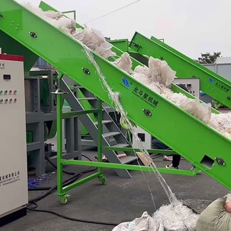 Dubbelwals shreddermachine