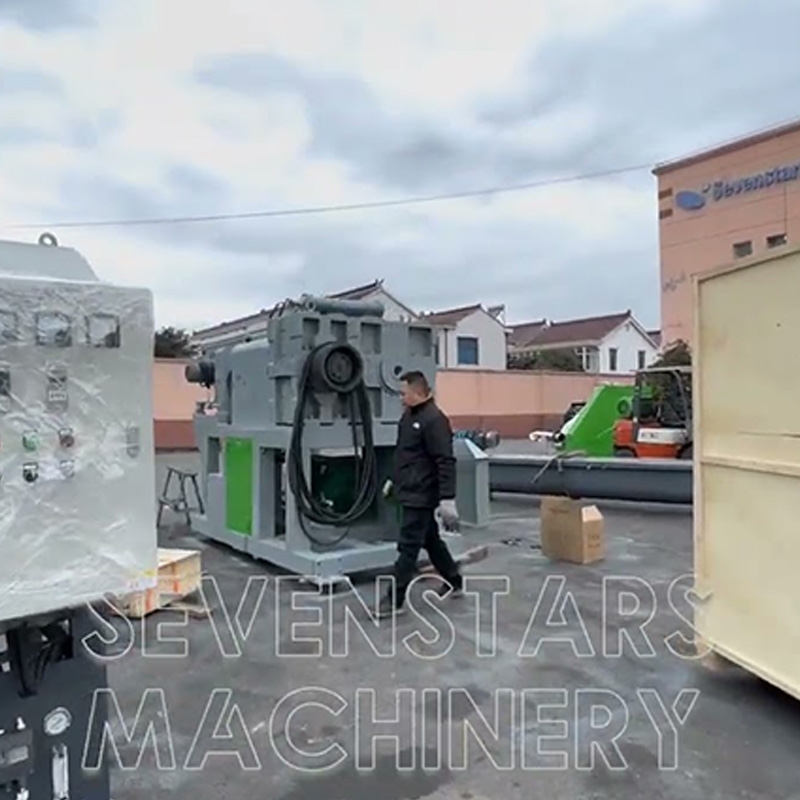 plastic machine for Algeria customer