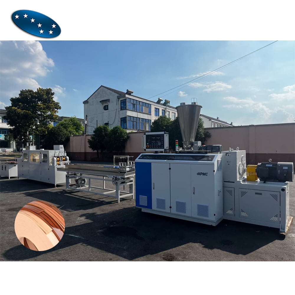 PVC edge banding 12-40mm extrusion line furniture tape PVC extruder machine