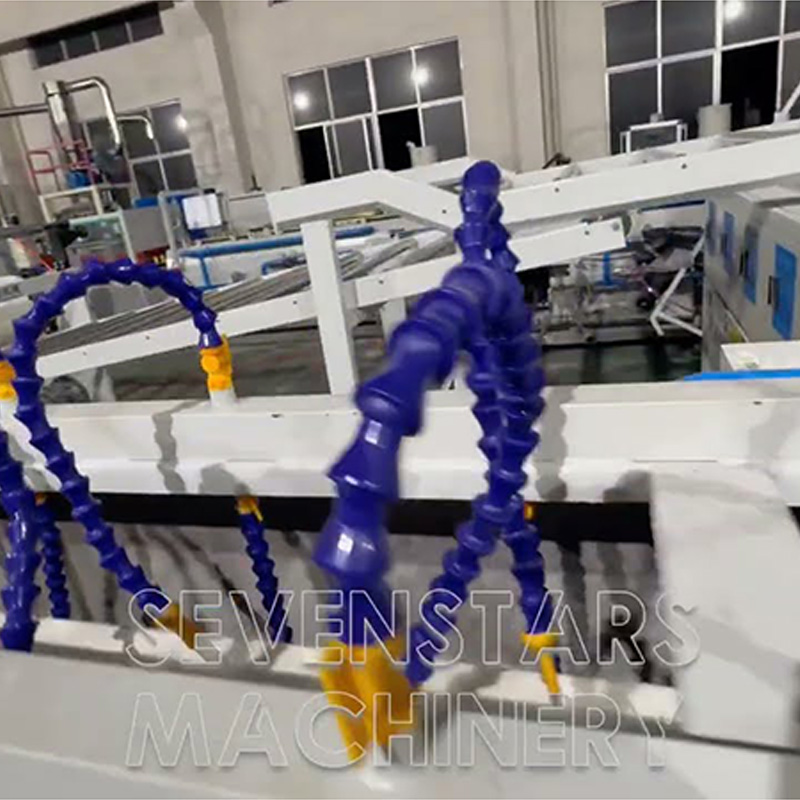 PVC profile production line testing1