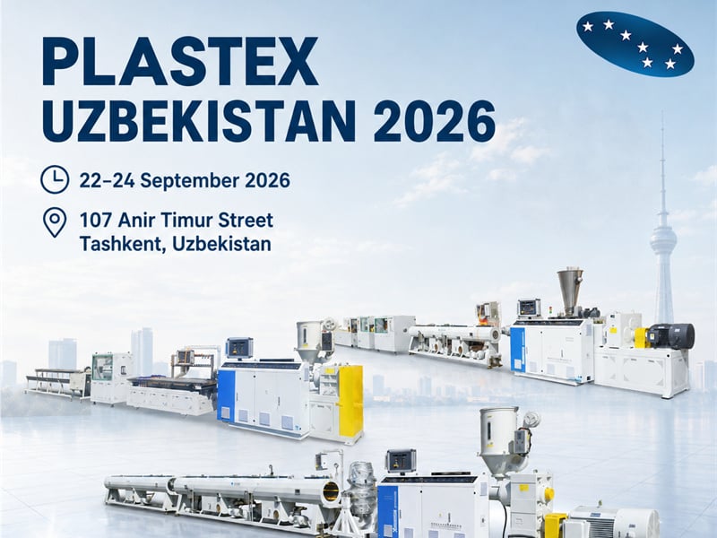 We're Heading to Plastex Uzbekistan 2026 — Visit Sevenstars Machinery at Booth F52!