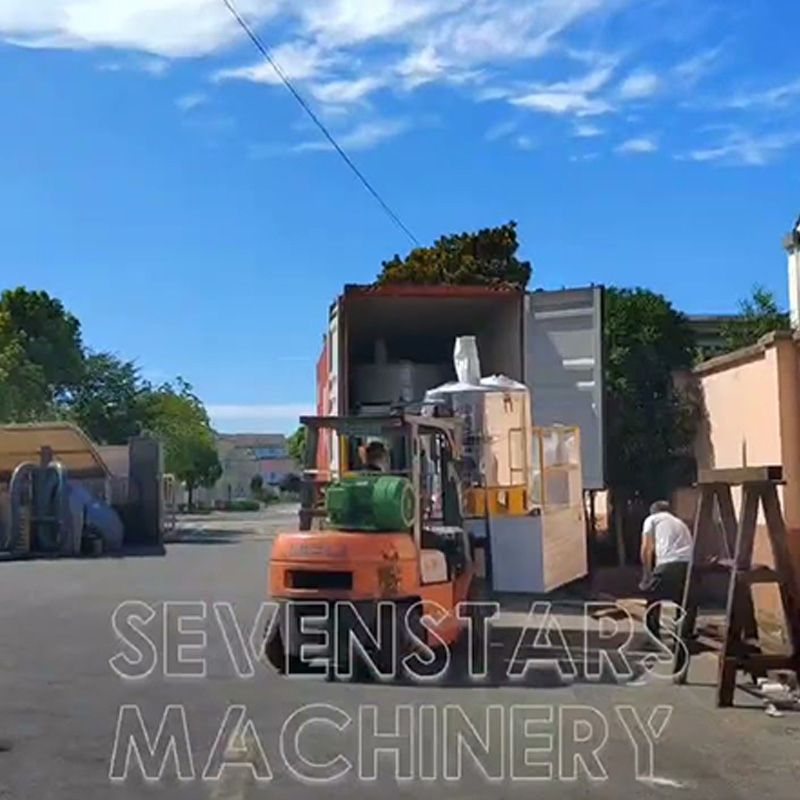 Plastic machinery delivery