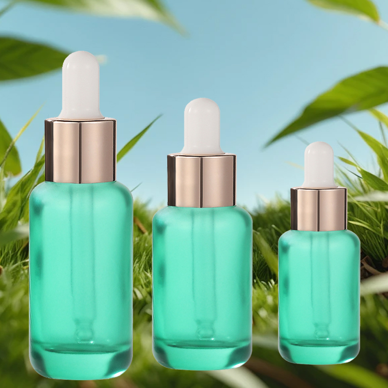 10 мл 15 ml 30 ml козметичка боја празна кругла дно стакла етерично уље боца