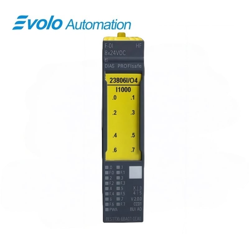 ورودی دیجیتال ایمن سیمنز SIMATIC ET 200SP 6ES7136-6BA01-0CA0 F-DI ۸×۲۴ ولت مستقیم با عملکرد بالا (HF)