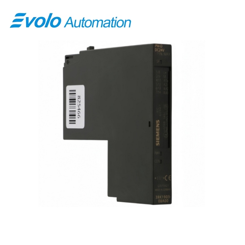 ماژول تغذیه‌ی ۲۴ ولت جریان مستقیم سیمنز ۳RK1903-0BA00 SIMATIC ET 200S PM-D