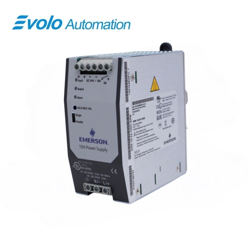 Emerson 1X01046H01L Sola 24VDC 10A DIN-Rail Power Supply