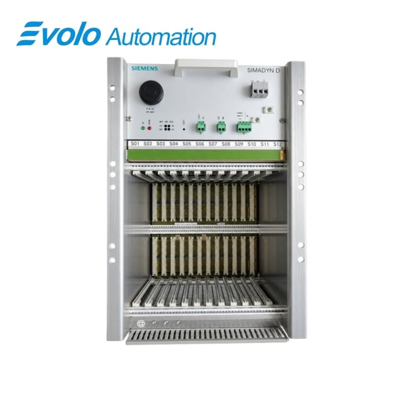 Siemens SIMADYN D 6DD1682-0CD0 SR12.2 Subrack de doze ranhuras