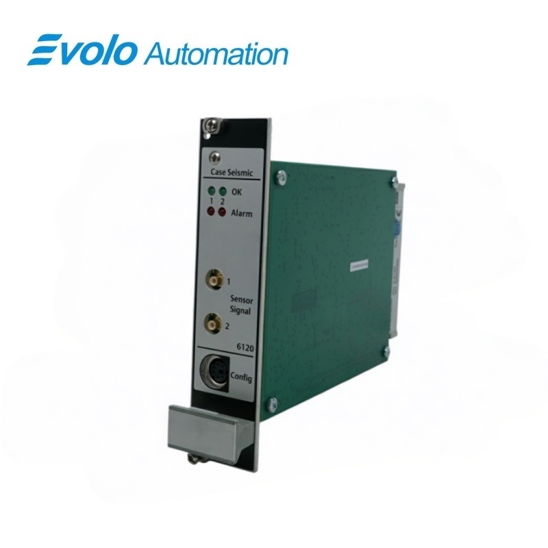 Emerson A6120 Dual-Channel Case Seismic Vibration Monitor