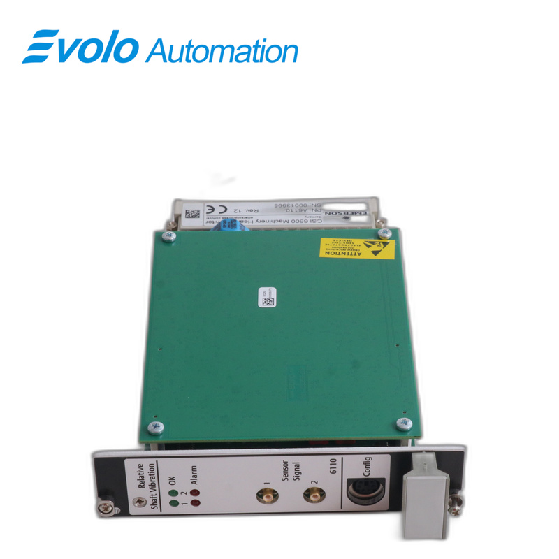 Emerson A6110 Dual-Channel Shaft Relative Vibration Monitor