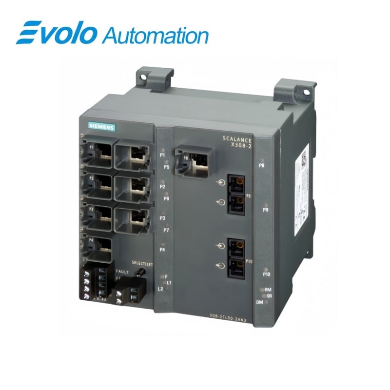 Siemens SCALANCE X308-2LD Managed Plus Industrial Ethernet Switch 6GK5308-2FM00-2AA3