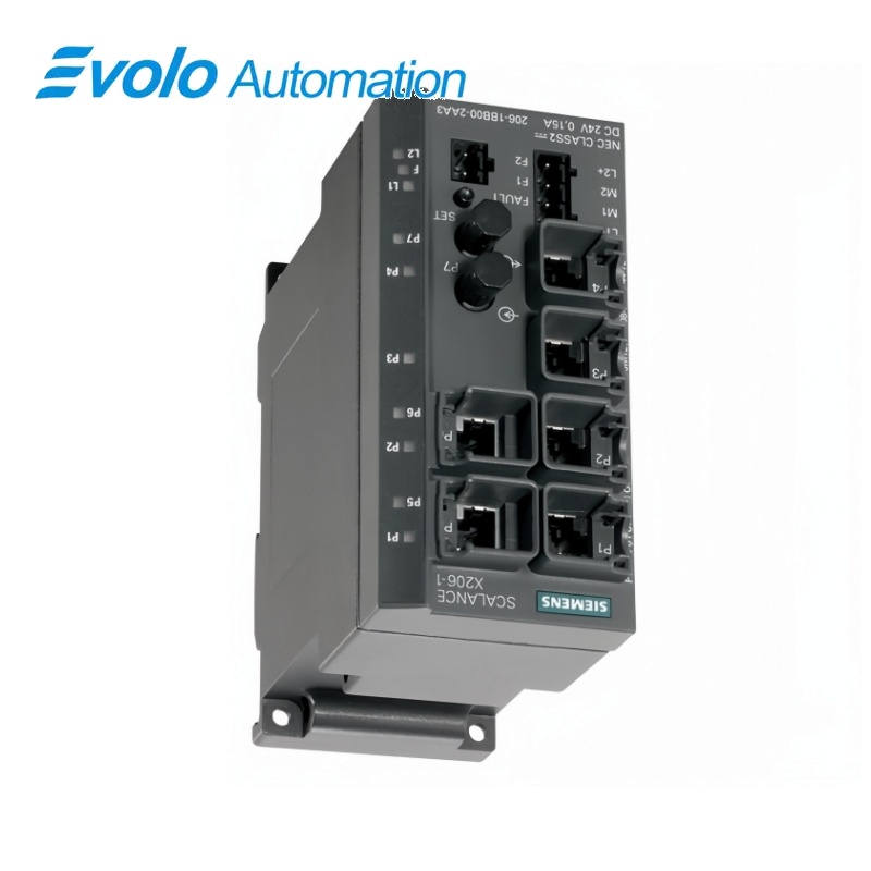 Siemens SCALANCE X206-1 spravovateľný priemyselný Ethernet prepínač 6GK5206-1BC10-2AA3