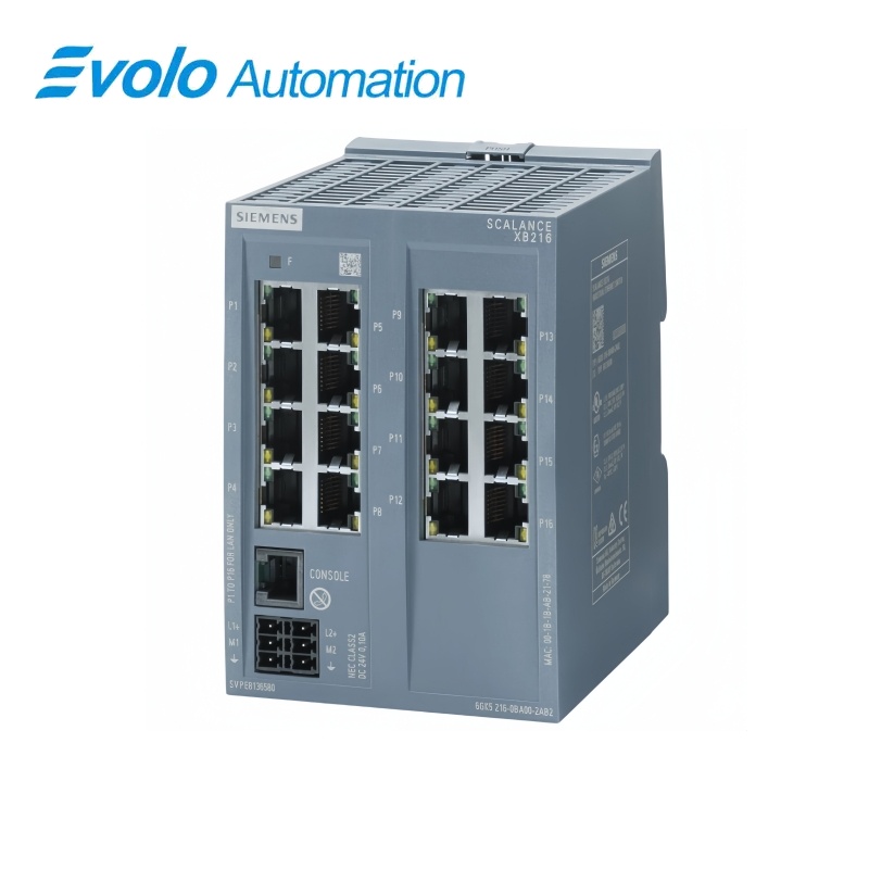 Siemens SCALANCE XB216 Managed Industrial Ethernet-switch 6GK5216-0BA00-2AB2