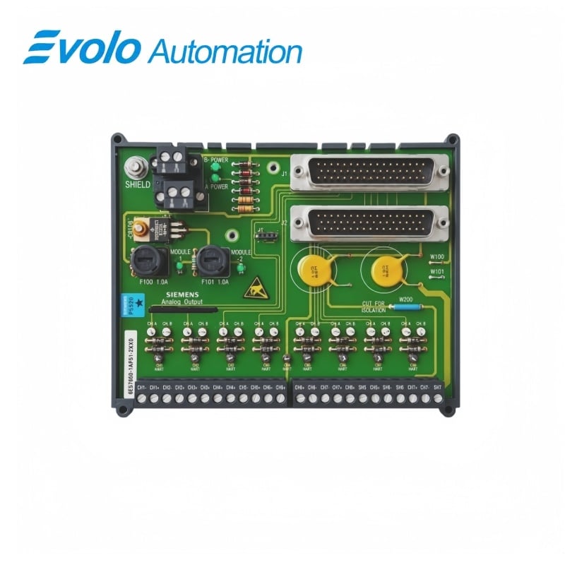 Siemens 6ES7650-1AF51-2XX0 SIMATIC PCS 7 Səkkiz Kanallı Termoelement MTA Qoşma Modulu