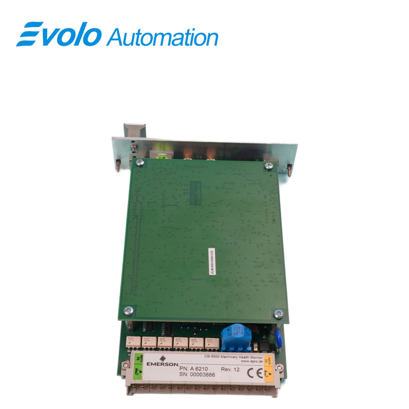 Emerson A6210 Dual-Channel Thrust, Differential Expansion and Rod Drop Monitor
