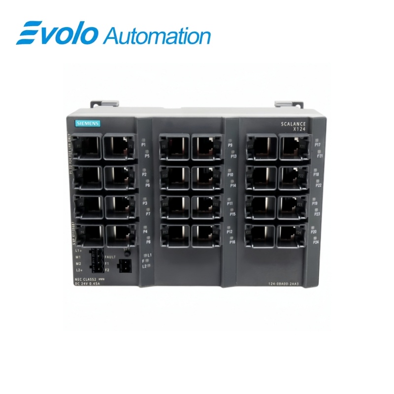 Průmyslový nespravovaný Ethernet přepínač Siemens SCALANCE X124, kód 6GK5124-0BA00-2AA3