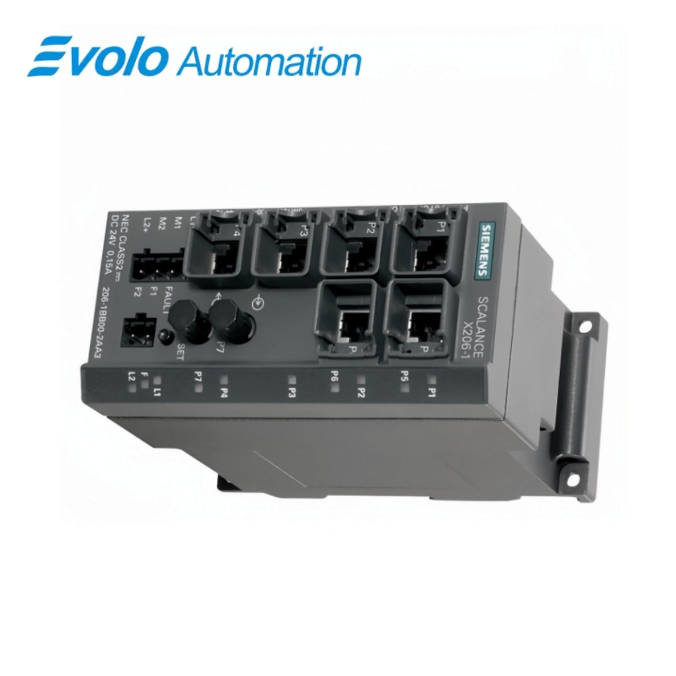 Siemens SCALANCE X206-1 spravovateľný priemyselný Ethernet prepínač 6GK5206-1BC10-2AA3