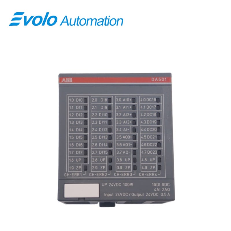 DA501 1SAP250700R0001 S500 Цифрлық/аналогтық кіріс/шығыс модулі