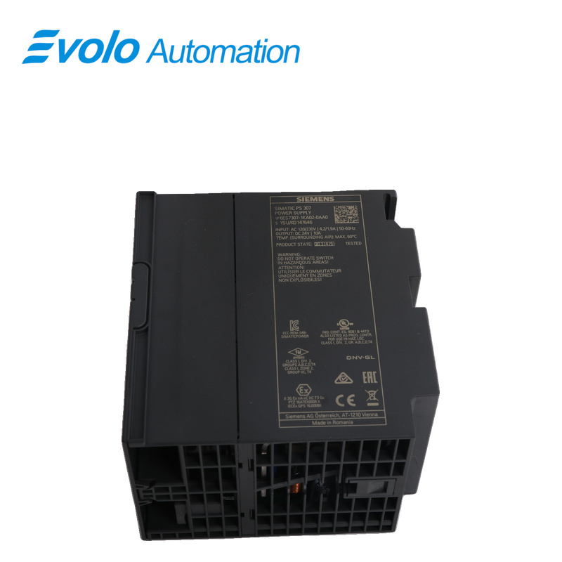 Siemens SIMATIC S7-300 6ES7307-1KA02-0AA0 PS307 24V DC 10A Power Supply
