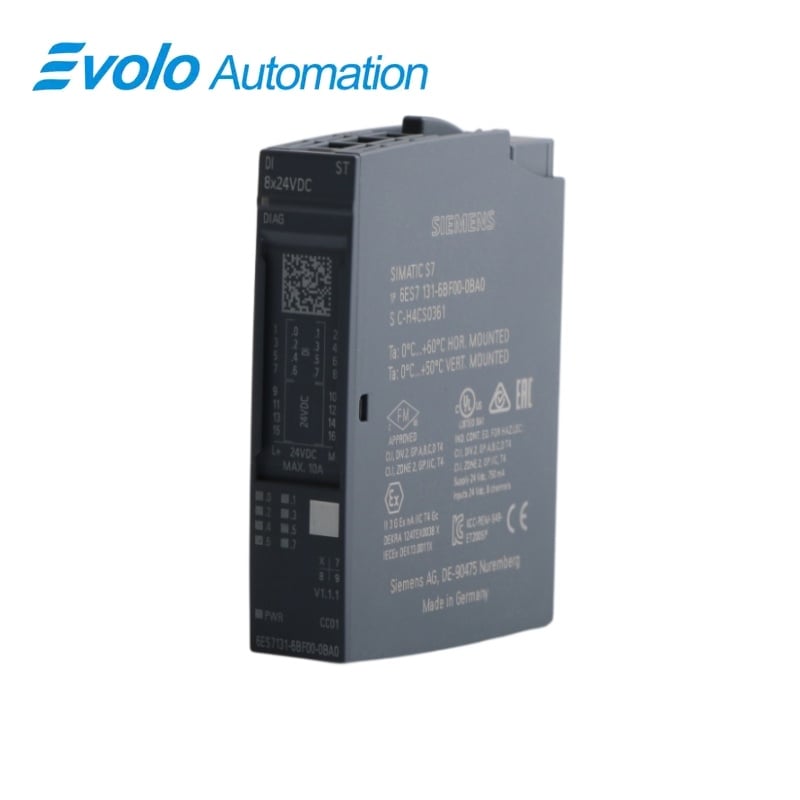 Siemens 6ES7131-6BF00-0BA0 SIMATIC ET 200SP DI 8x24VDC ST Input Module