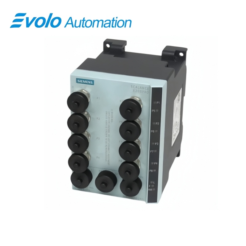 سوئیچ اترنت صنعتی مدیریت‌شدهٔ سیمنز اسکالنس X208PRO، مدل ۶GK5208-0HA10-2AA6