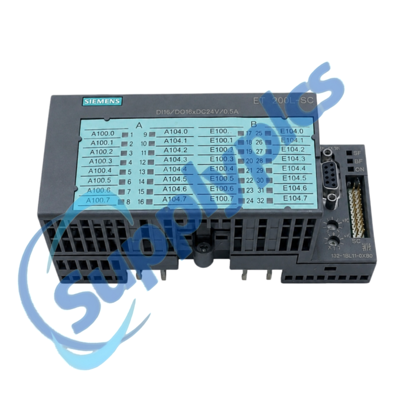 Siemens 6ES7133-1BL11-0XB0 SIMATIC DP ET 200L-SC 16 DI/16 DO 24V DC 0.5A Electronic Block